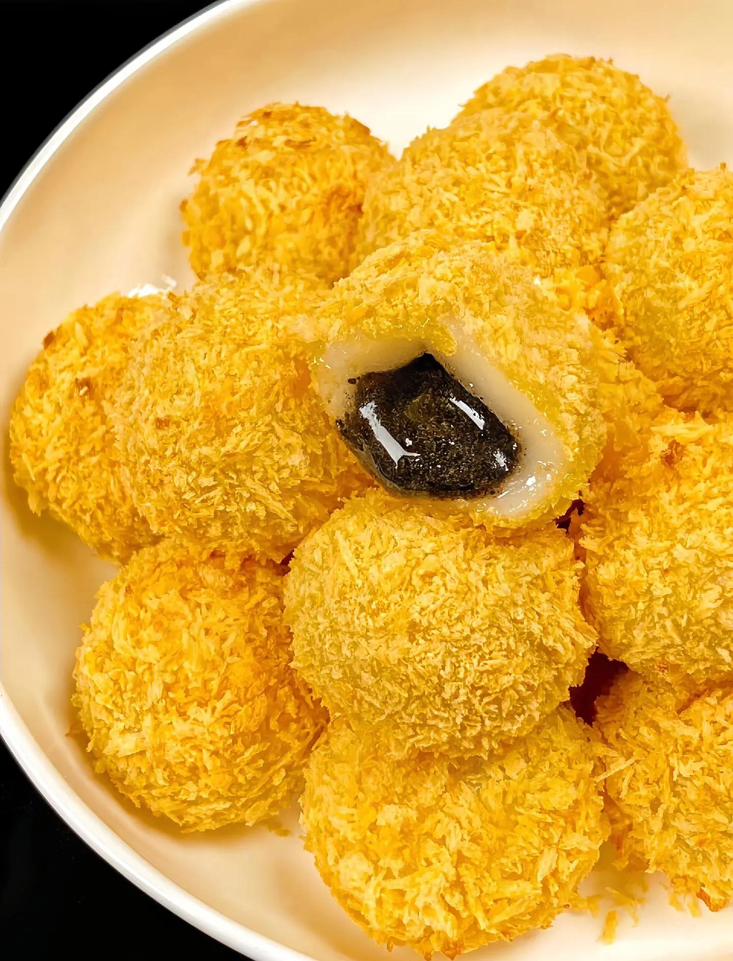 汤圆新吃法——好吃的油煎汤圆_元宵汤圆