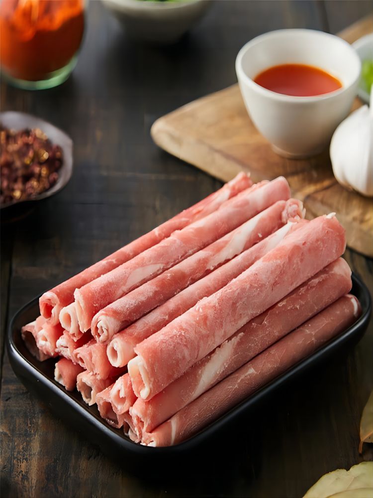 恒都牛肉卷,火锅必备的美味之选_牛羊肉