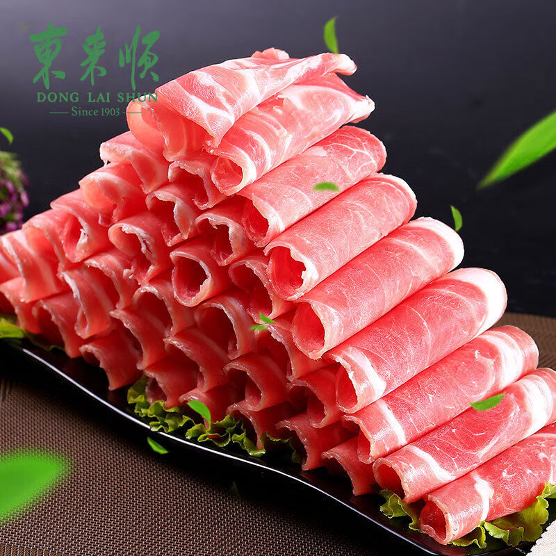 东来顺牛羊肉怎么样质量非常不错的羊肉卷