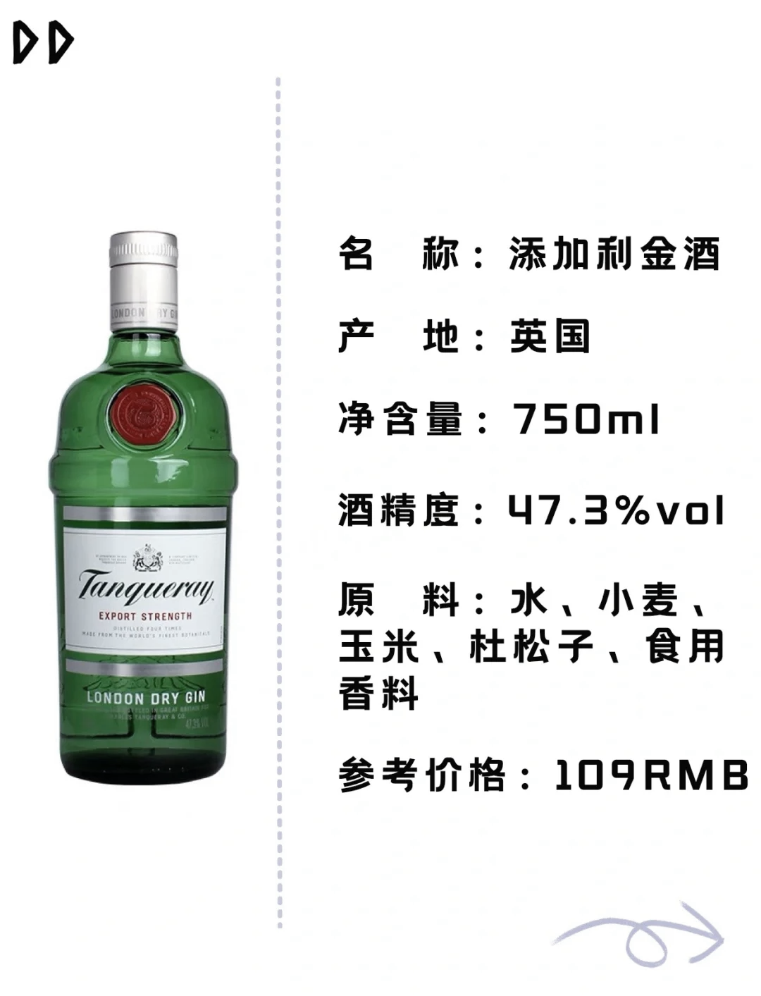 添加利其他洋酒怎么样开工来杯添加利金酒