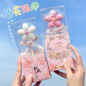 樱花形状棒棒糖??真正的粉嫩春日感