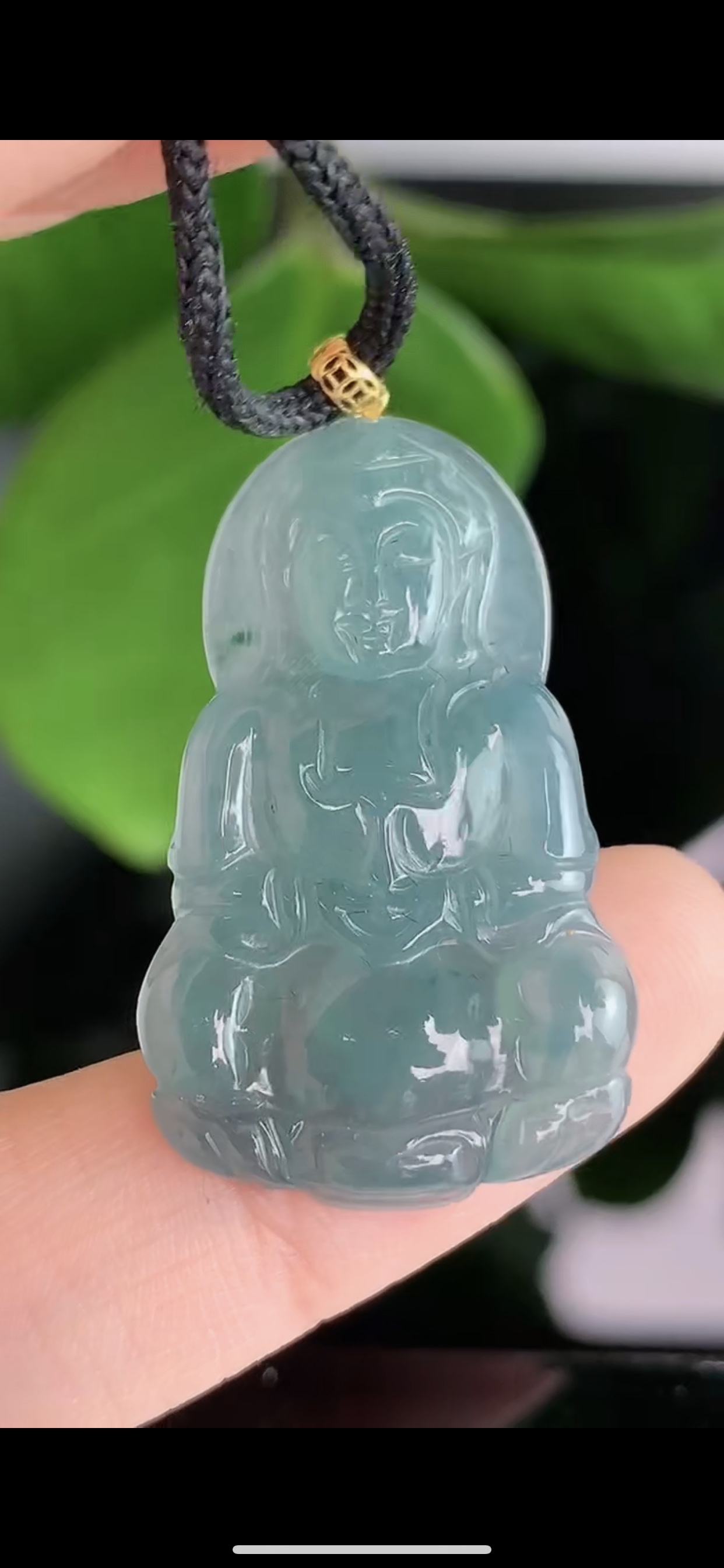 ??冰种翡翠A货观音吊坠_宝玉石吊坠