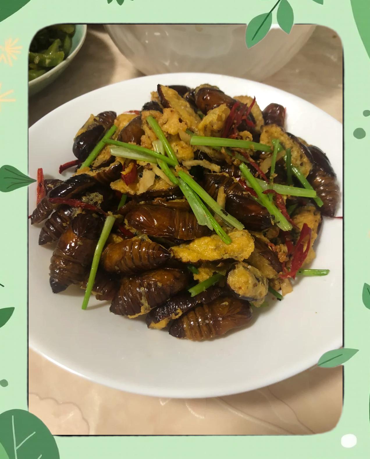 干煸蚕蛹的家常做法干煸蚕蛹怎么做好吃