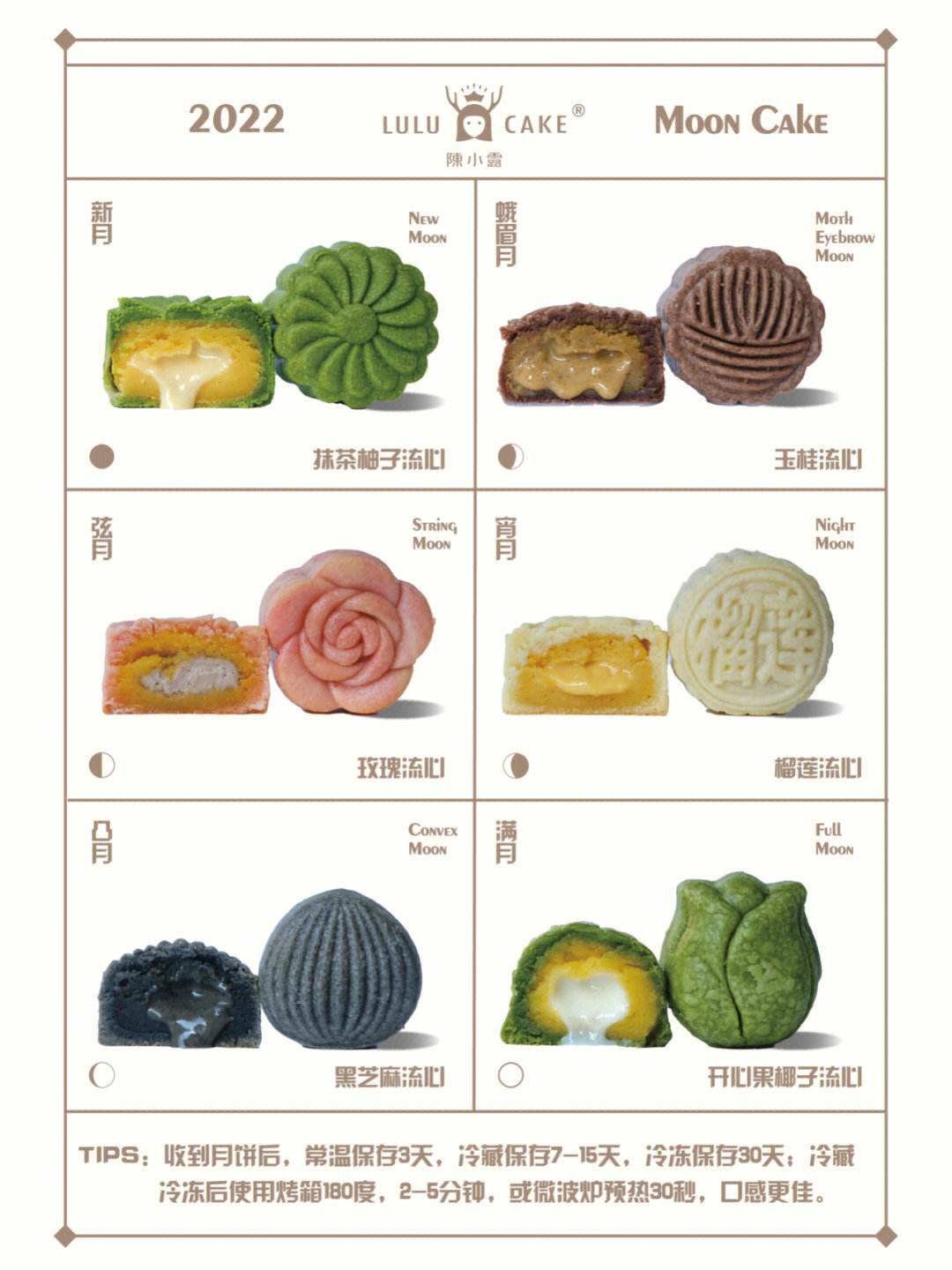 月饼的种类有哪些常用的月饼名称大全