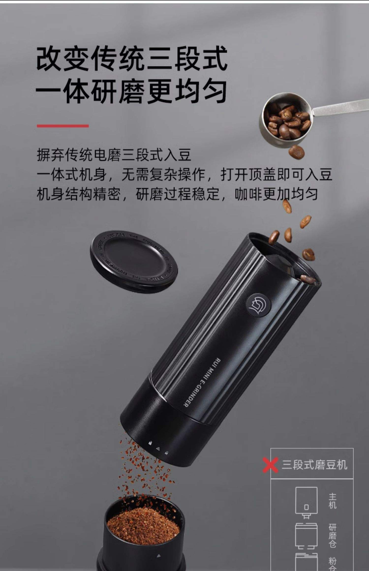 便携磨豆神器,轻松享受咖啡!_咖啡具