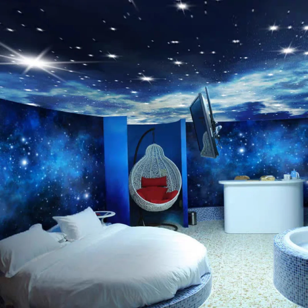 1688元玩改造卧室天花板看浪漫星空_投影机新闻