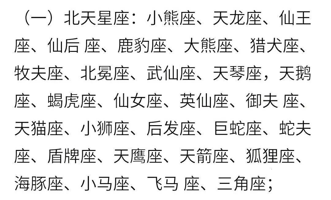 世上有多少个星座,八十八个星座的起源及来历