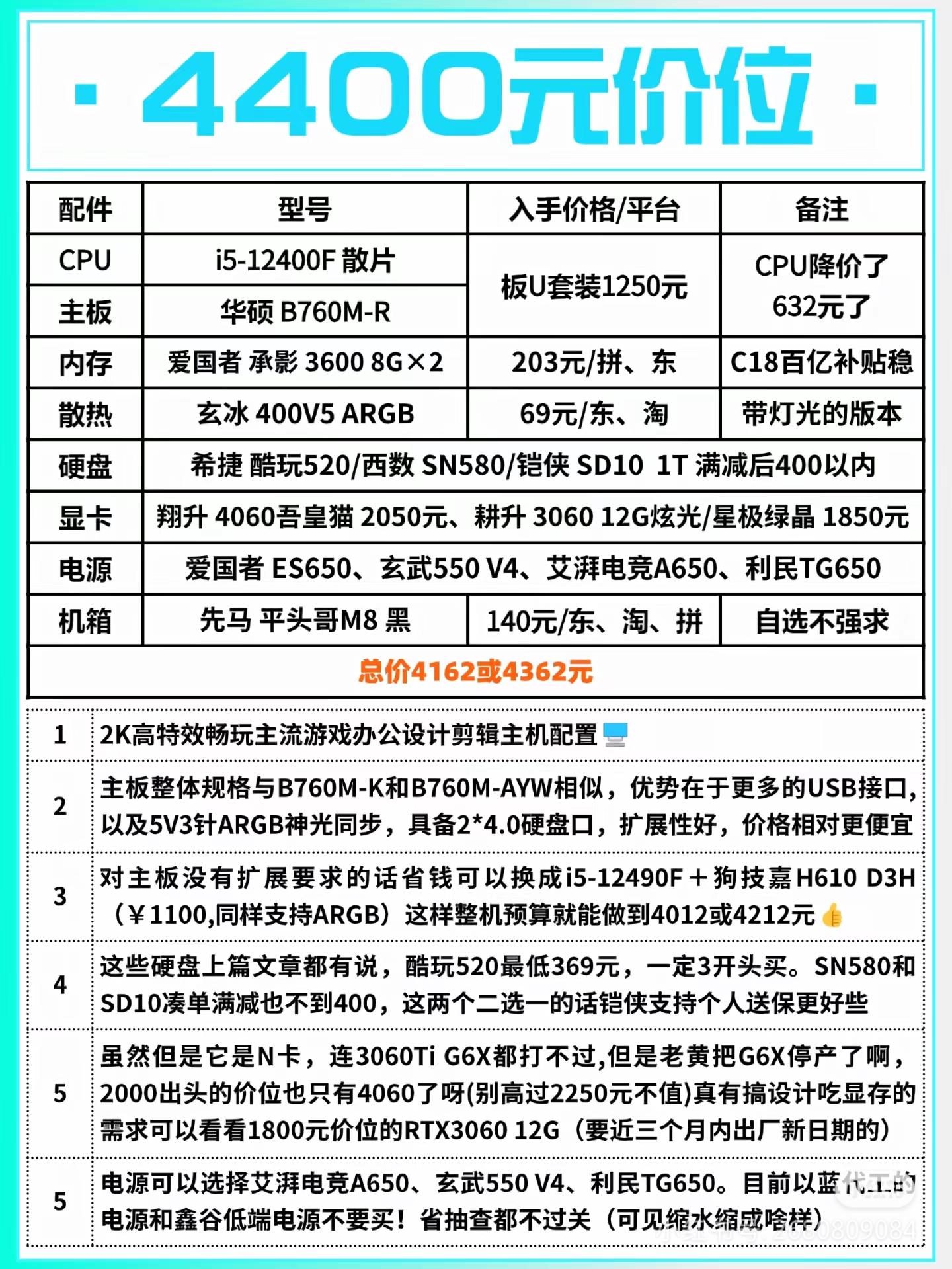 【电脑配置weixin_qllqq的配置单】在线装机