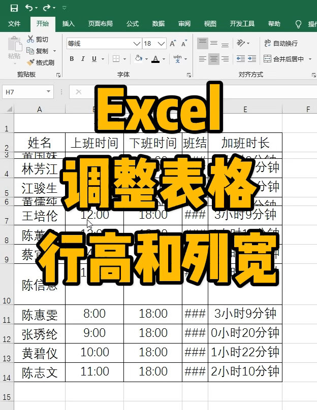excel更改单元格列宽的N种方法-软件技巧