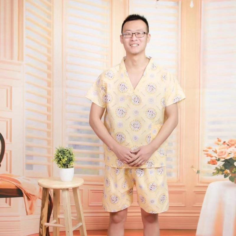 特价专业洗浴场男式全棉浴衣桑拿服浴服汗蒸服来样订做