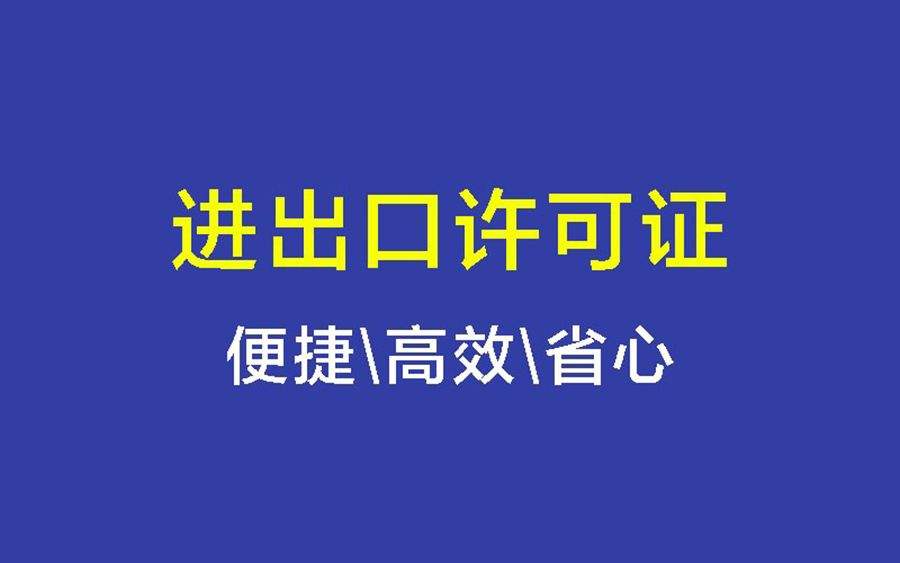进出口许可证是什么?怎么办理进出口许可证?视频