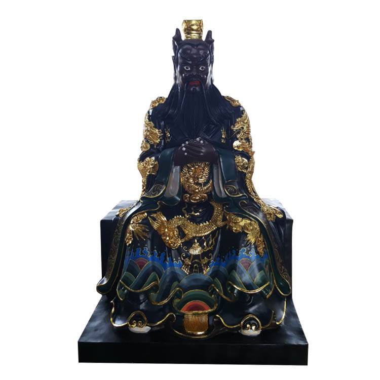 南海龙王神像塑像寺院雕像定制南海观音神像玻璃钢赤龙爷神像