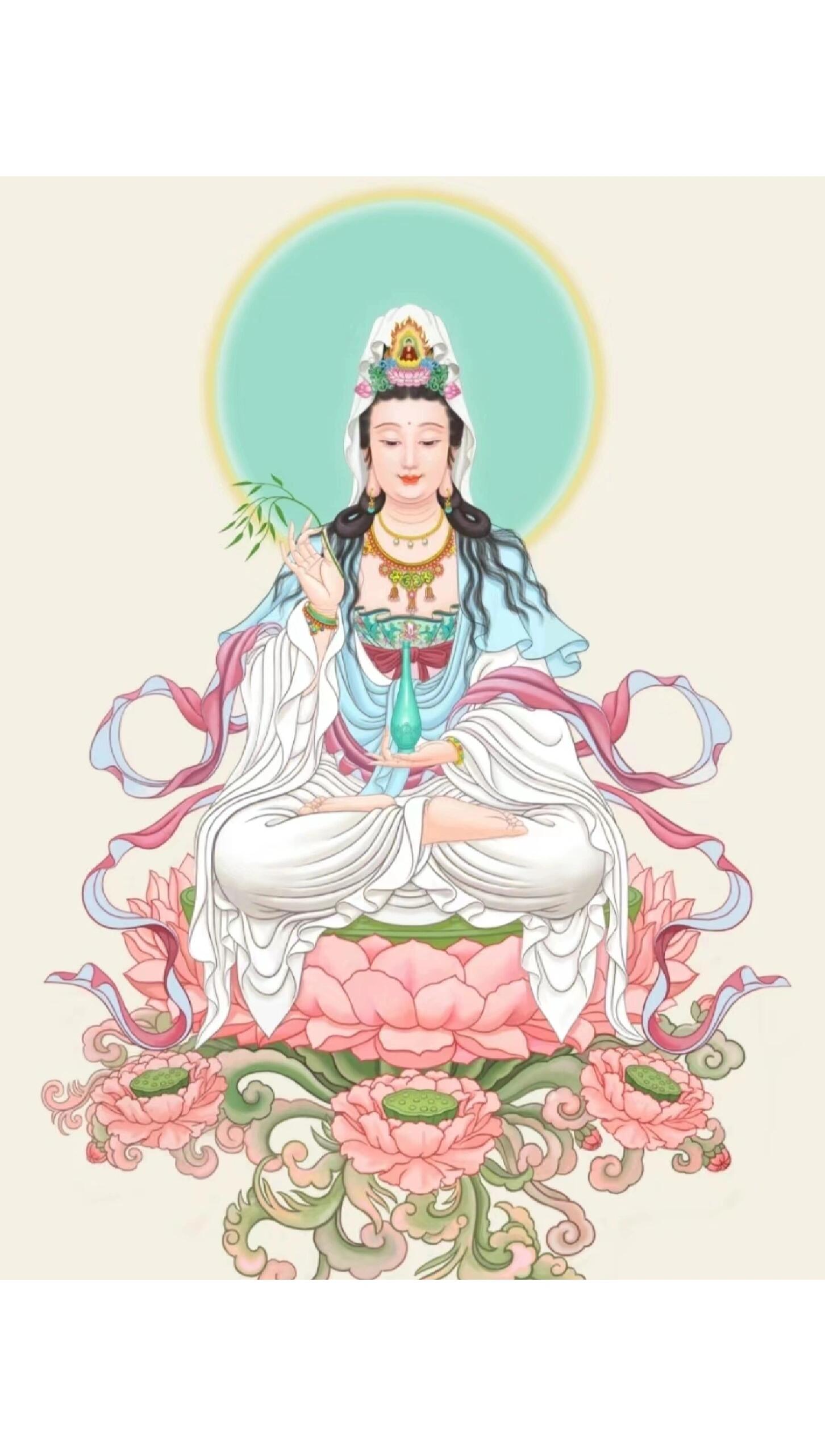 圆通自在天尊观音大士慈航真人神像佛教塑像观音菩萨神像定做