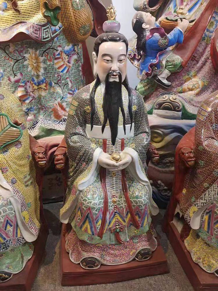 三清神像道教大神仙家塑像定做李老君太上道祖大型祖师爷神像