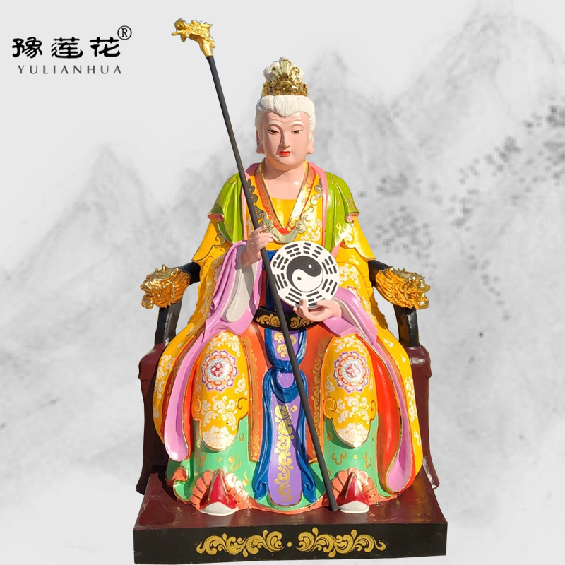 无极宫无生奶奶神像无生老母神像简介蒙天老祖佛像