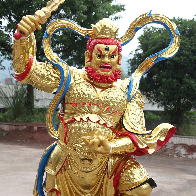 王灵官神像护法监坛之神塑像灵官爷神像寺庙雕像供应