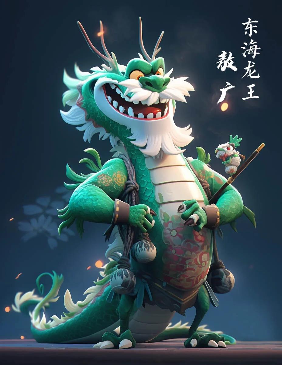 东海龙王敖广(青龙)南海龙王敖钦(黄龙北海龙王敖顺(黑龙)