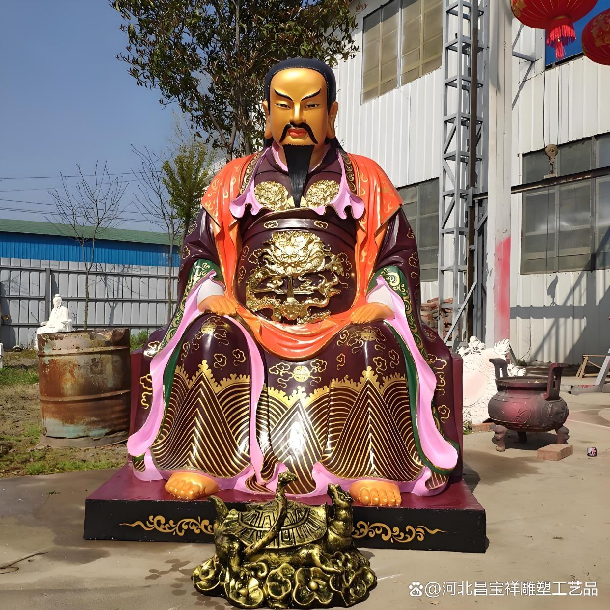 真武大帝神像祖师庙供奉无量祖师神像真武祖师神像雕像