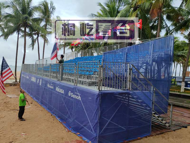 篮球比赛场地临时看台搭建临时简易观众台搭建快捷