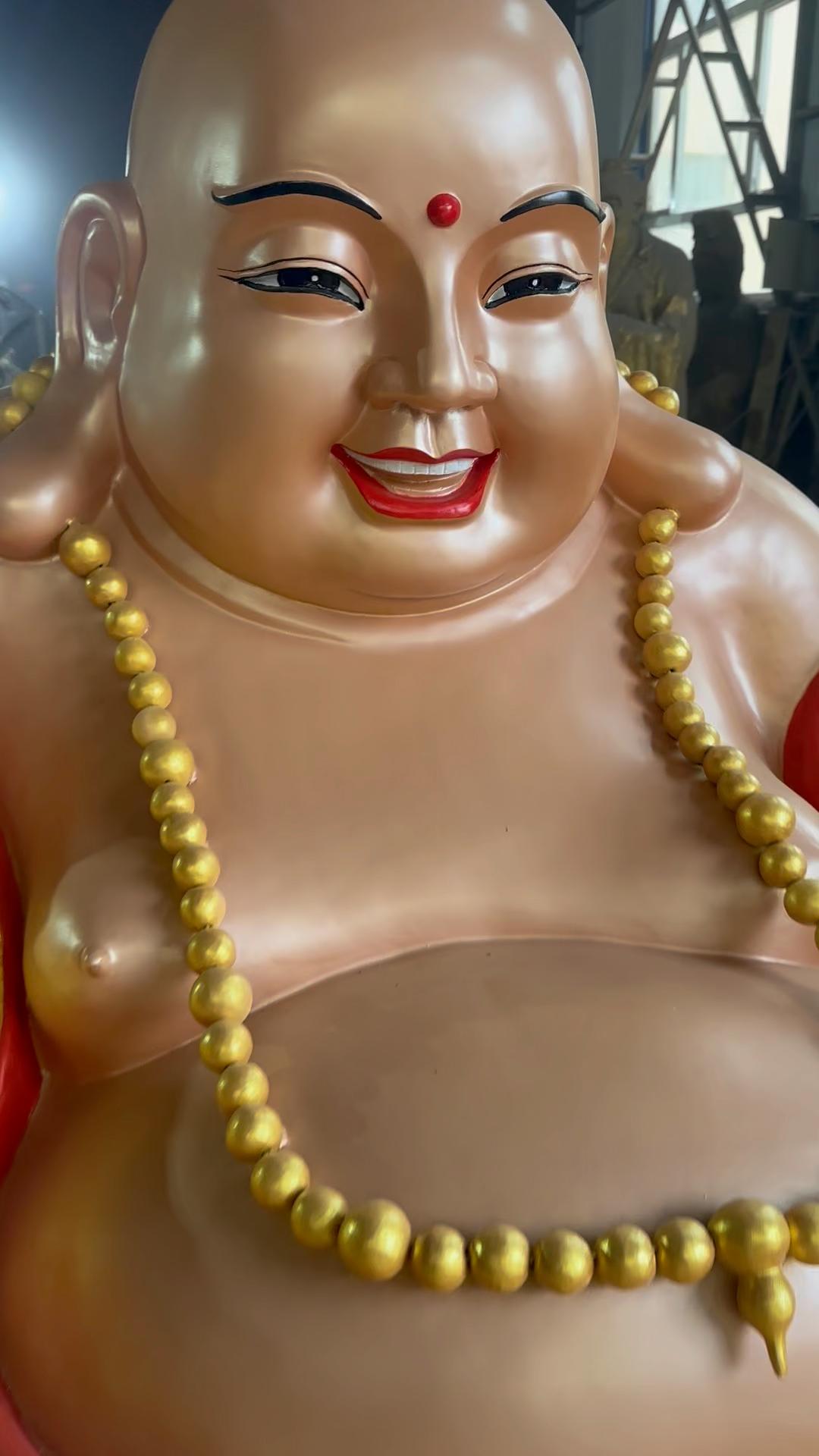 弥勒佛金身塑像坐像弥勒菩萨佛像大肚弥勒尊佛未来佛菩萨佛像