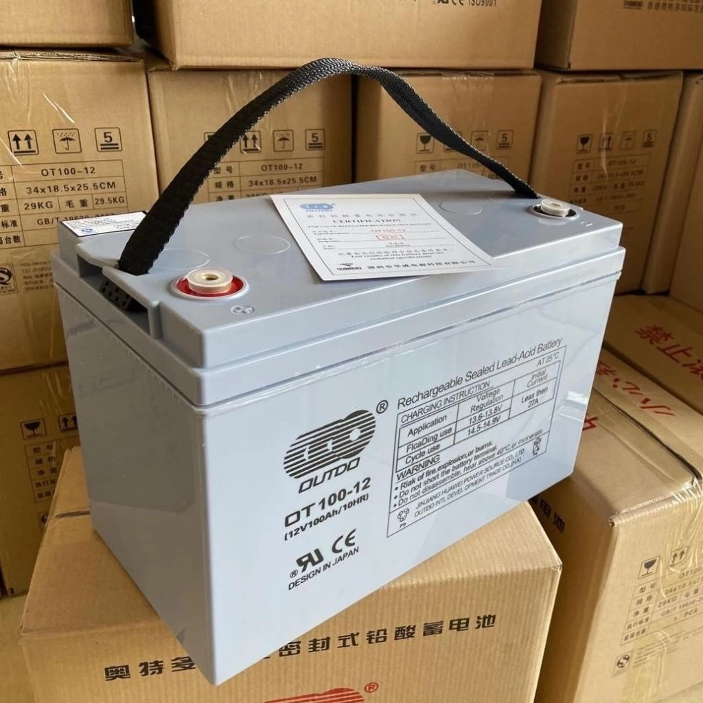 松下蓄电池12v109ah免维护光伏太阳能电源视频