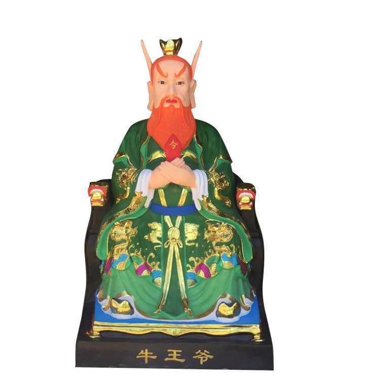 王灵官神像山神爷四大灵官三眼灵官爷火神火德星君佛像雕塑