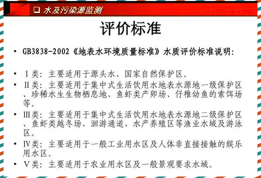 水质检测方法与标准是什么?有哪些水质需要检测!