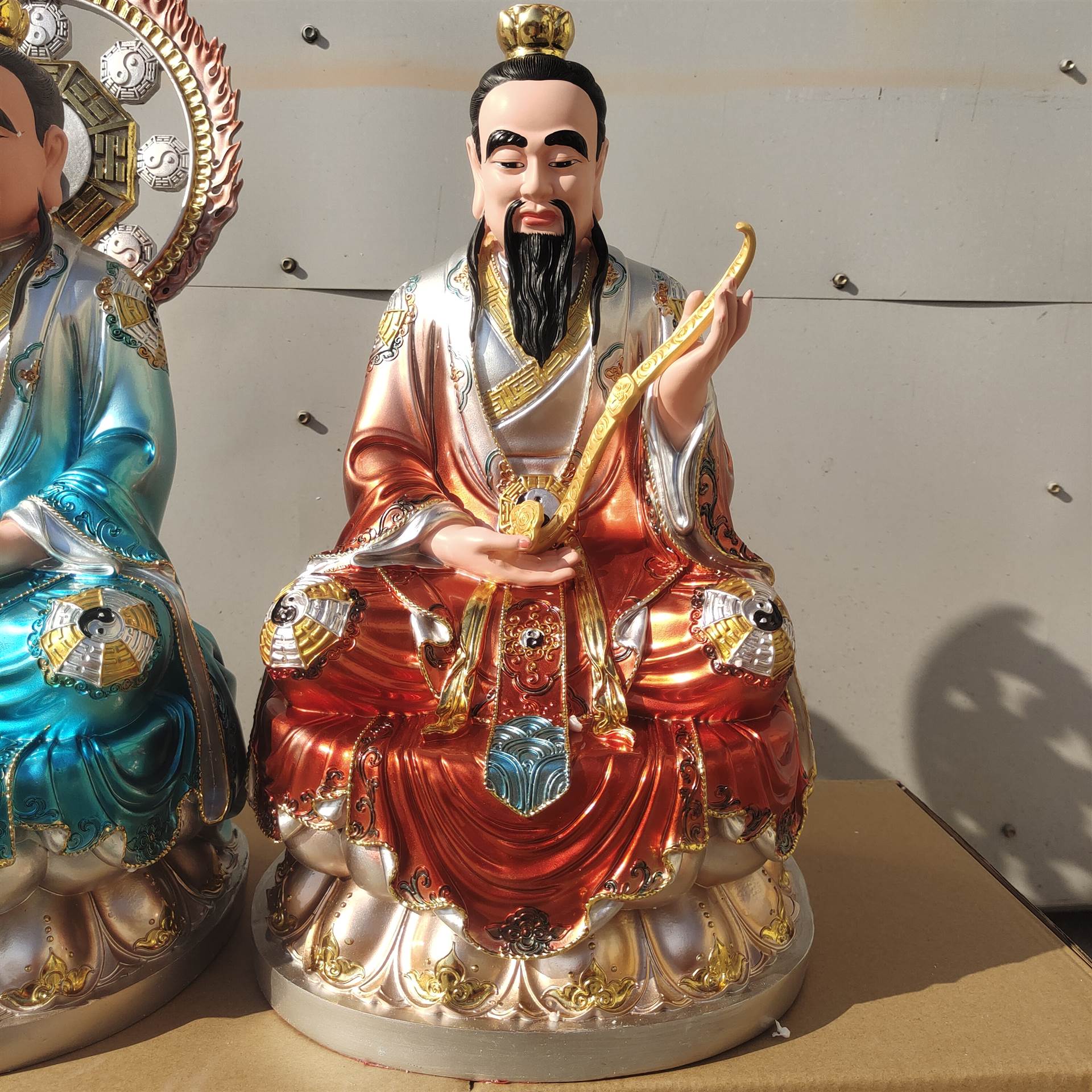 许真君神像净明道祖许仙塑像道教天师神像晋天福主神功妙济真君神像