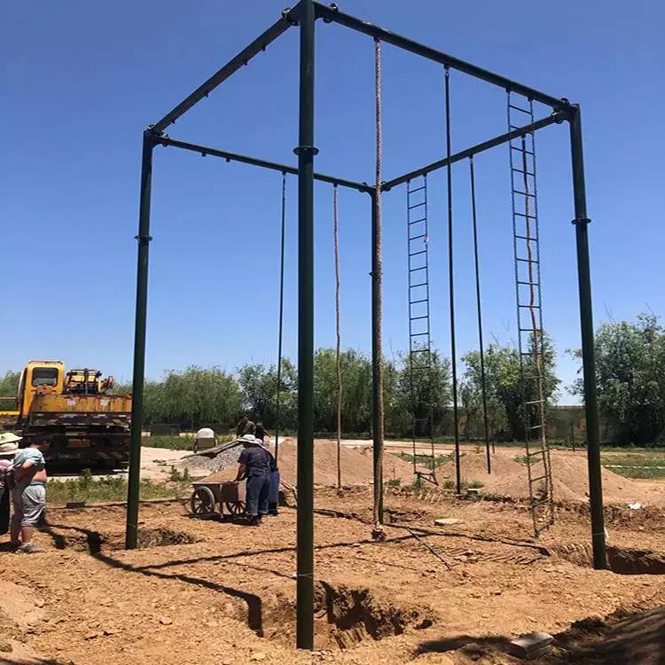 400米障碍器械设备摆放位置三百米障碍器材土建安装
