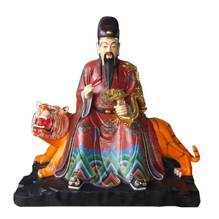 名医是谁药王殿供奉药王菩萨神像坐虎药王爷神像大型药王神像