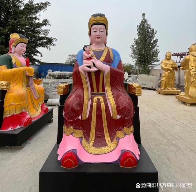 白玉奶奶神像图片上方奶奶神像寺庙供奉三位奶奶当家奶奶神像定做