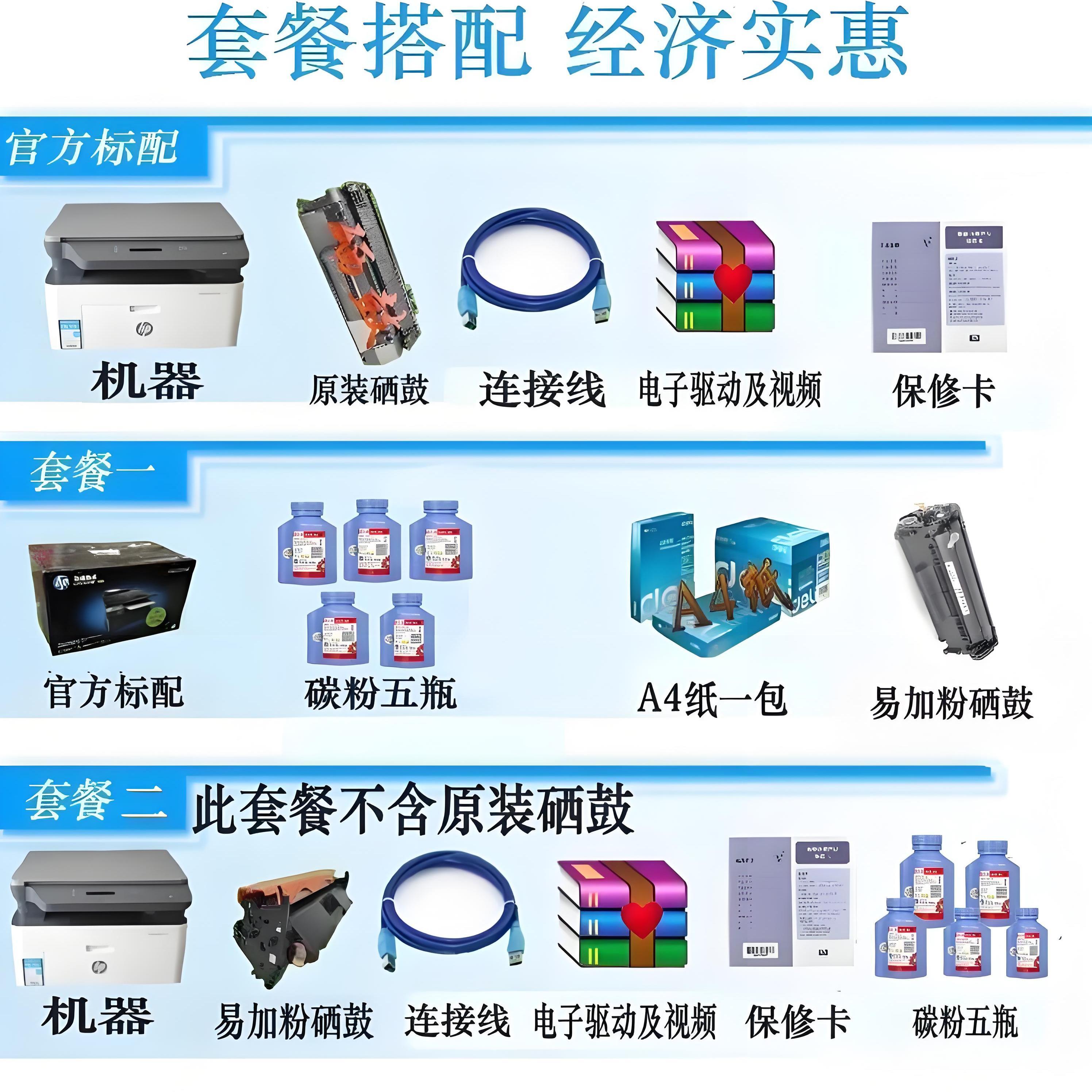 惠普HP1108黑白激光打印机家用全国联保行货
