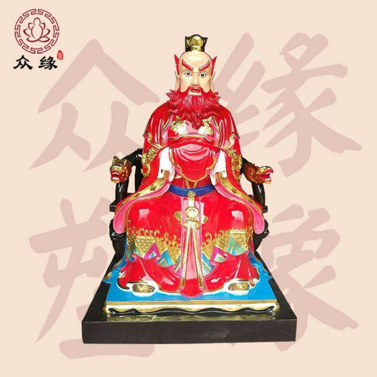 火帝真君三只眼王灵官火德星君灶王爷神像玻璃钢佛像脱胎