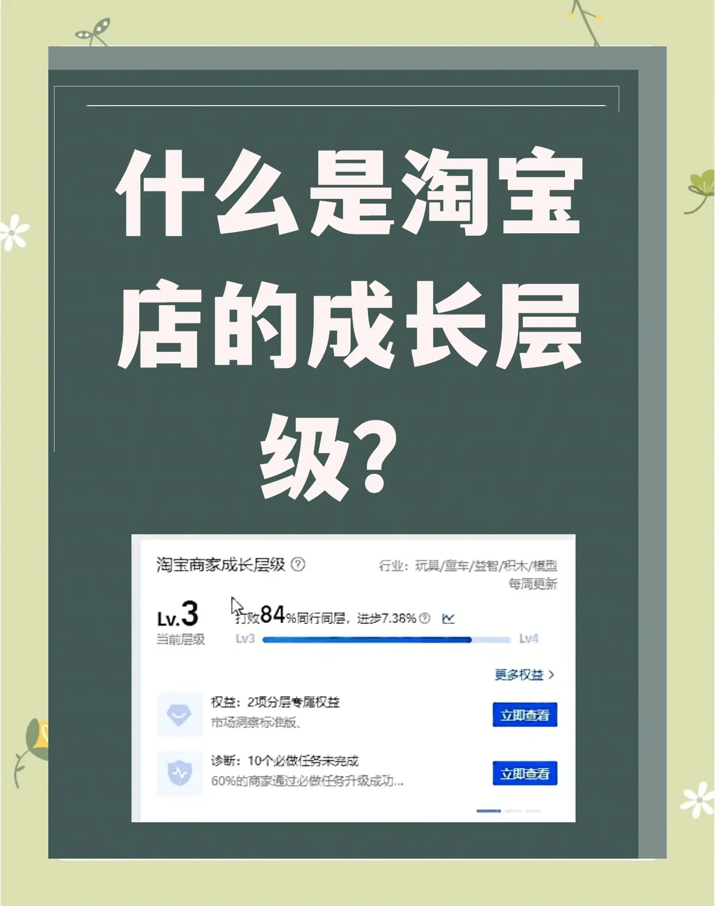 淘宝店铺如何提升等级?店铺升级有哪些操作步骤?