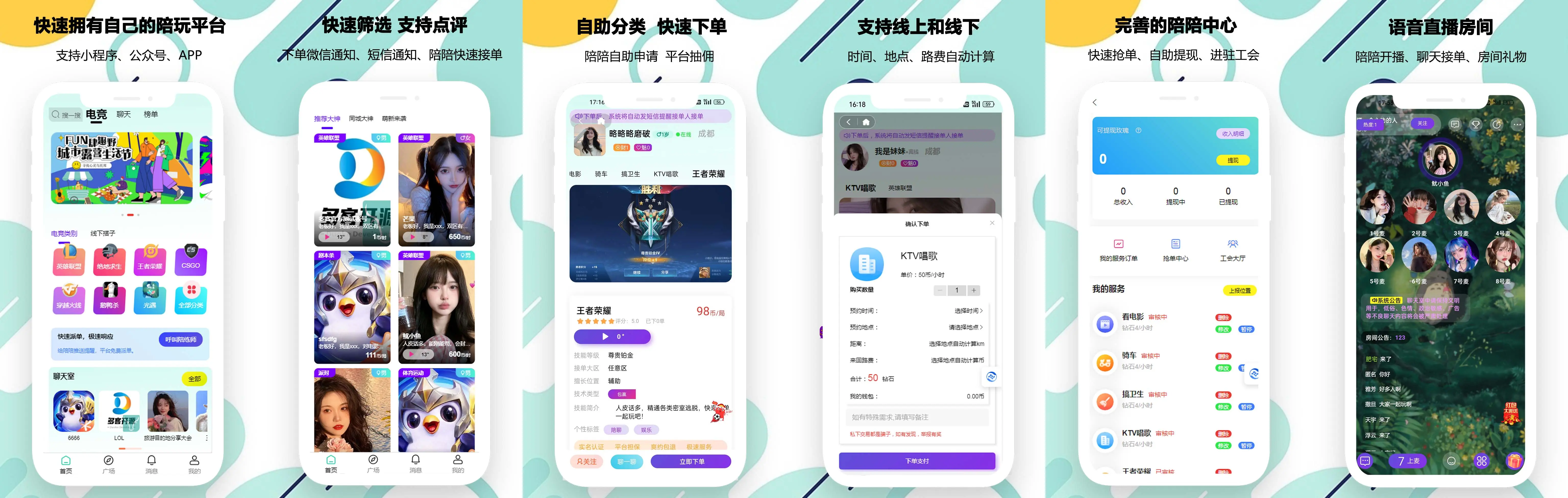 陪伴经济中的线下陪玩模式(软件、APP、开发)
