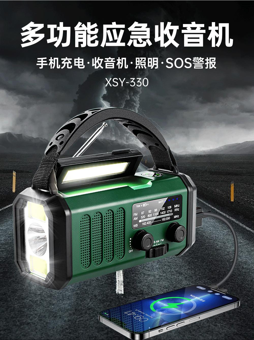 Wayhoom大功率手摇发电机军用30W手摇发电手机电脑户外充电