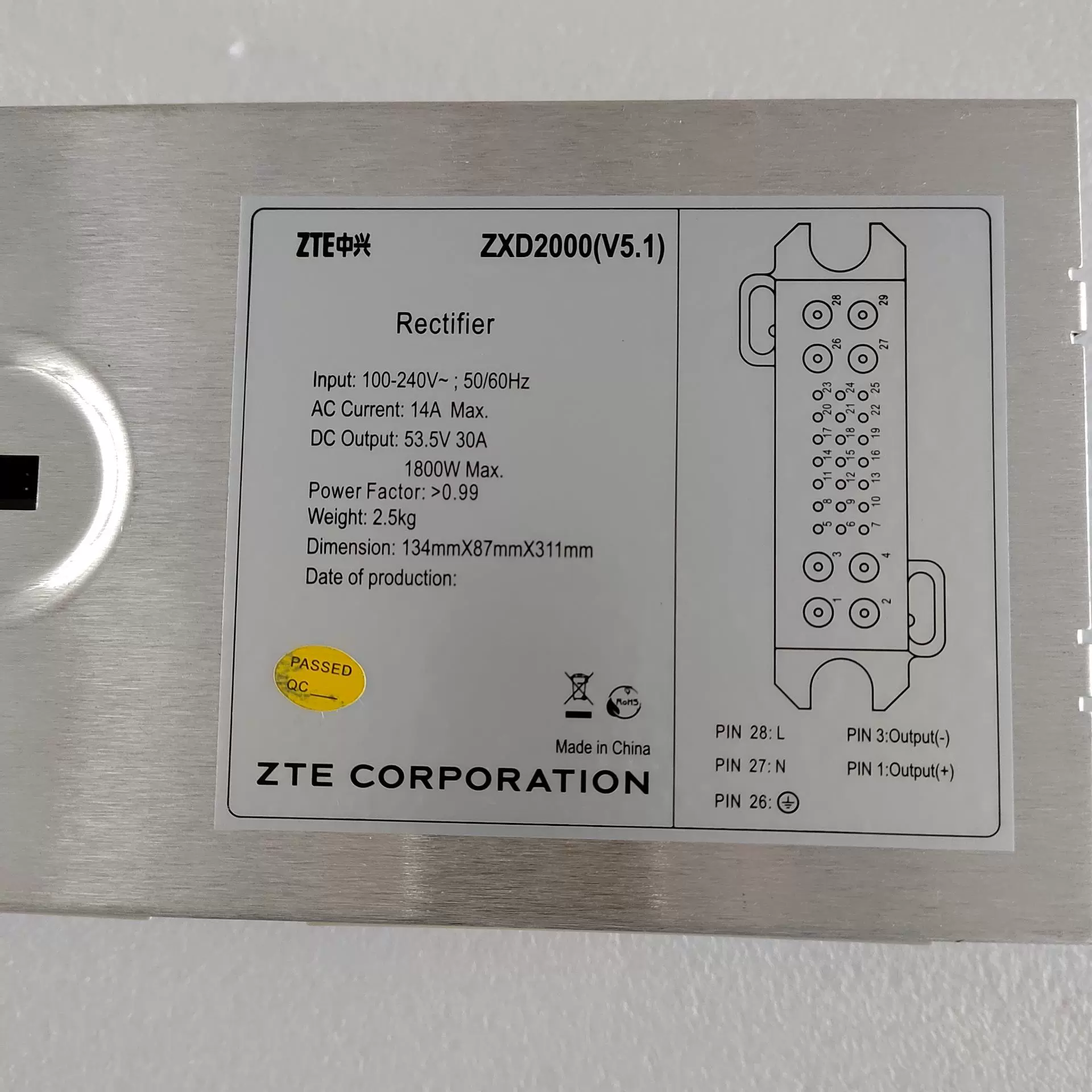 中兴ZXDN01S302逆变电源3KVA输入直流48V中兴ZXDN01S302