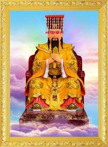 玉皇大帝神像高清塑像图片老天爷神像道教神仙真武大帝神像