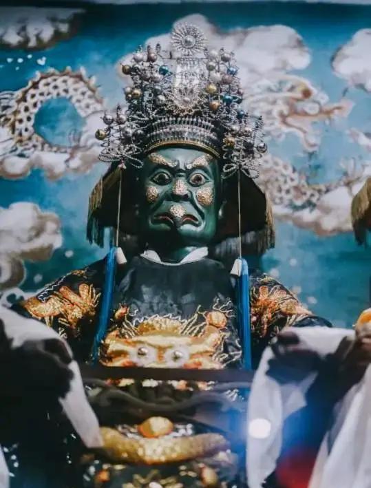 五福大帝神像五灵公五瘟神五福王爷佛系五方瘟神塑像定做视频