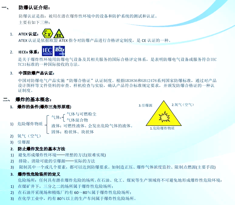 atex防爆认证申请办理产品认证ATEX防爆认证