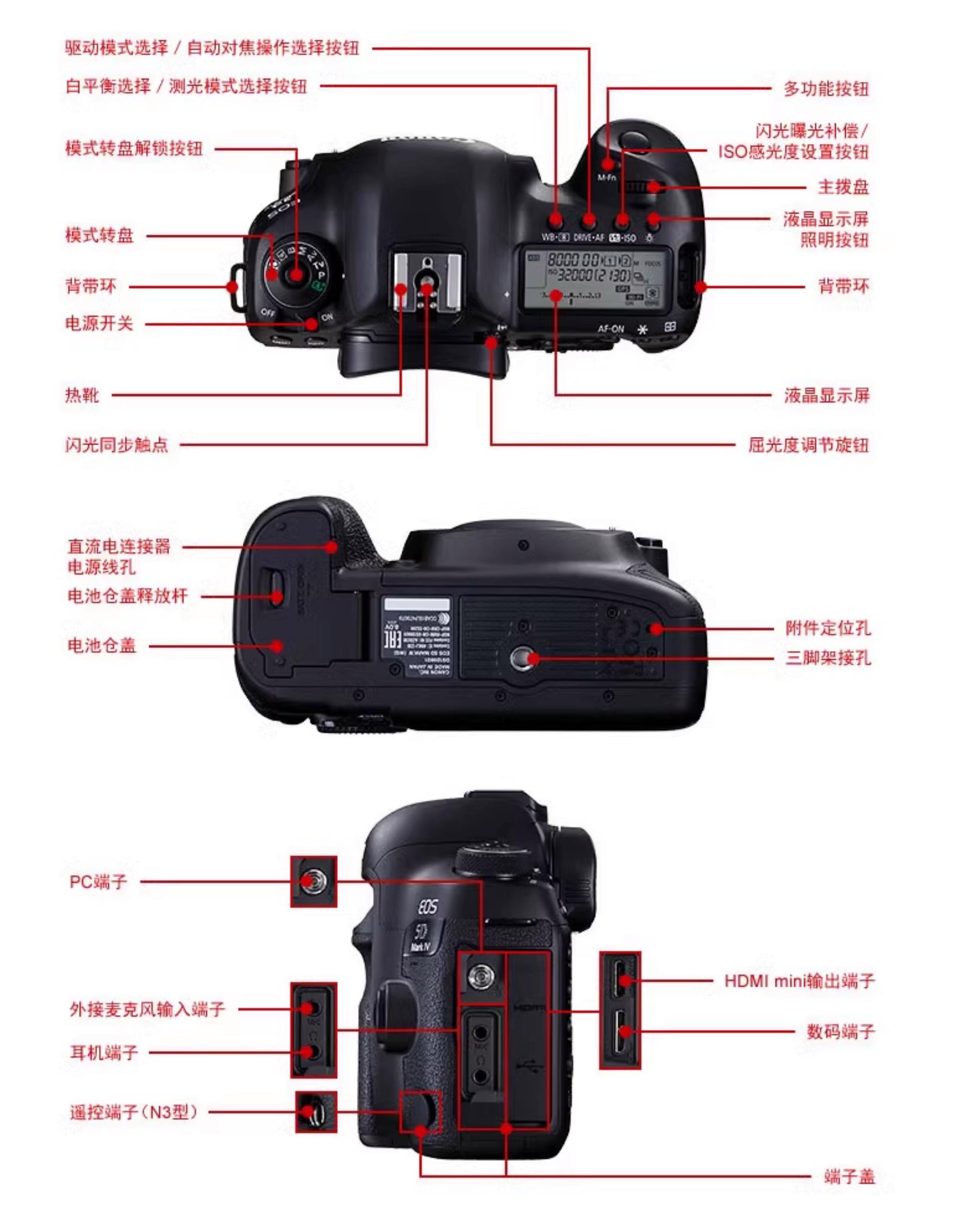 佳能5d单反数码相机算高端的吗大家推荐以下几个型号