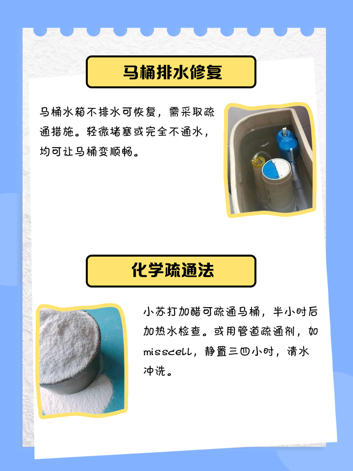 马桶水箱不上水的方法图解