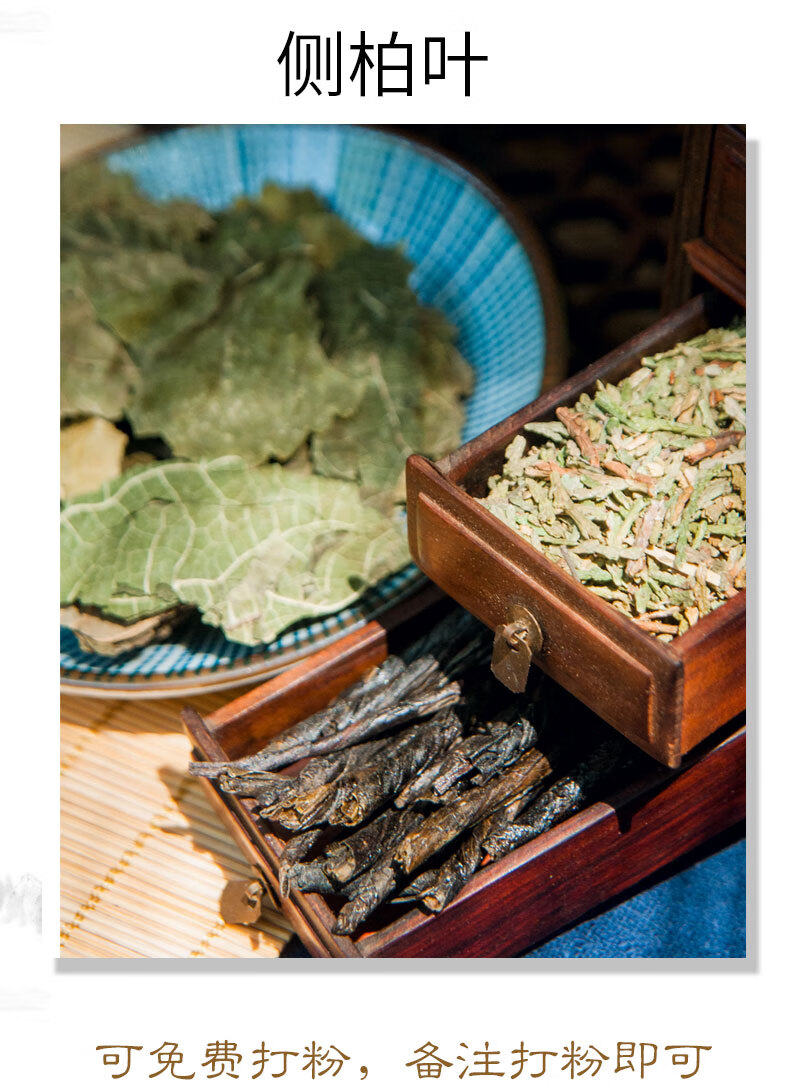 桑叶侧柏叶苦丁茶能治白发吗