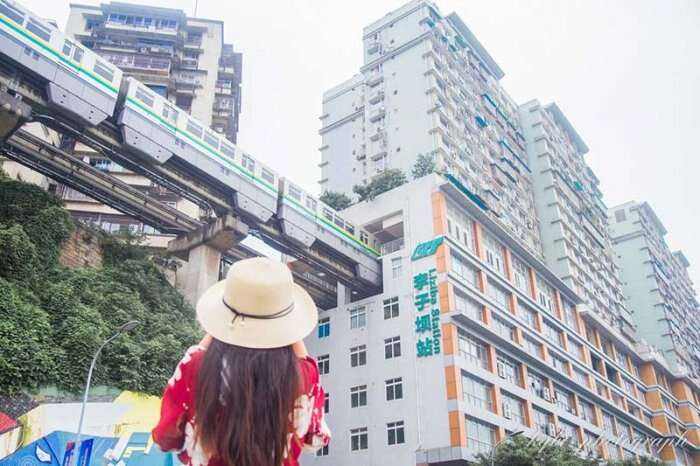 观音桥到大剧院怎么坐轻轨