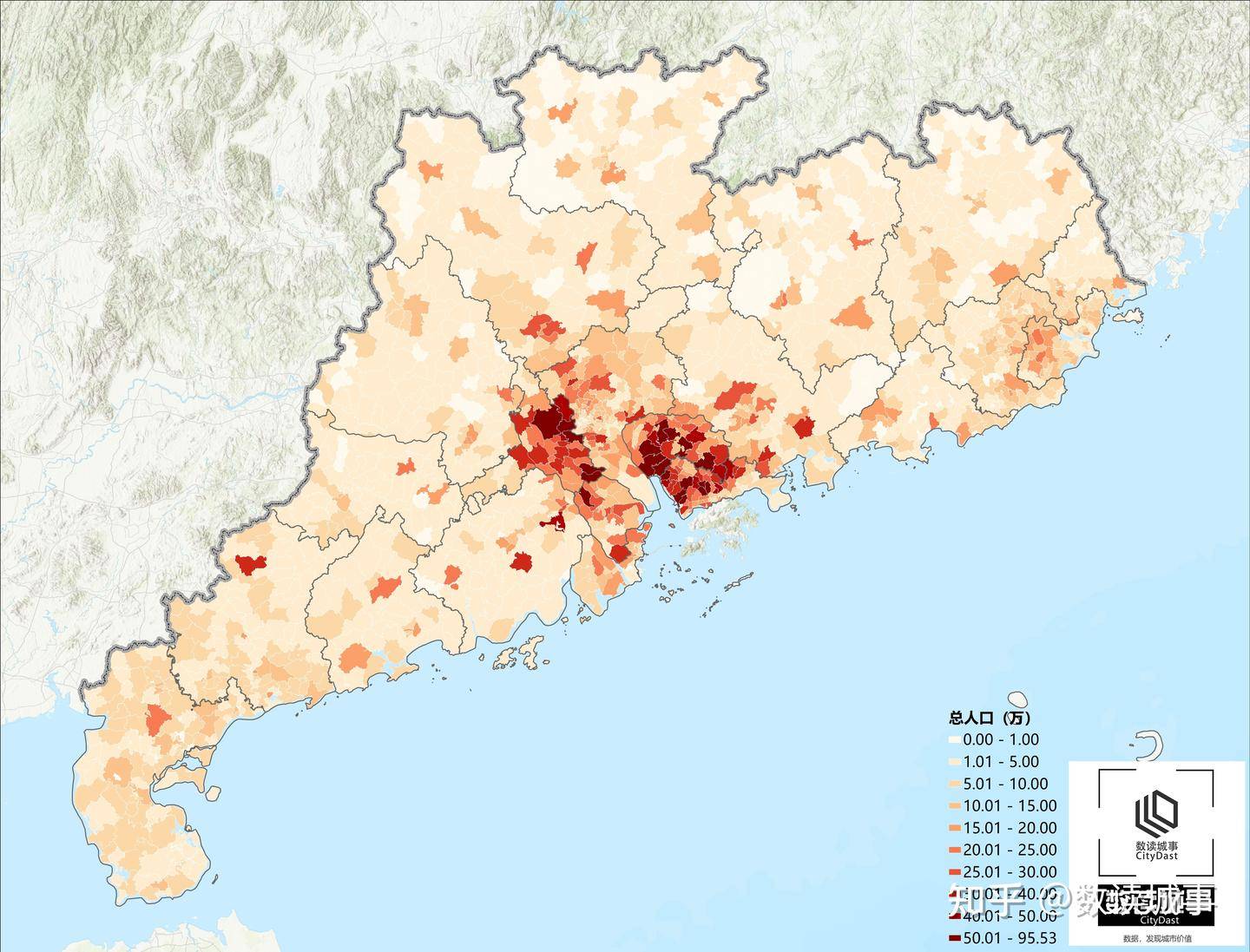 广东省全省总人口