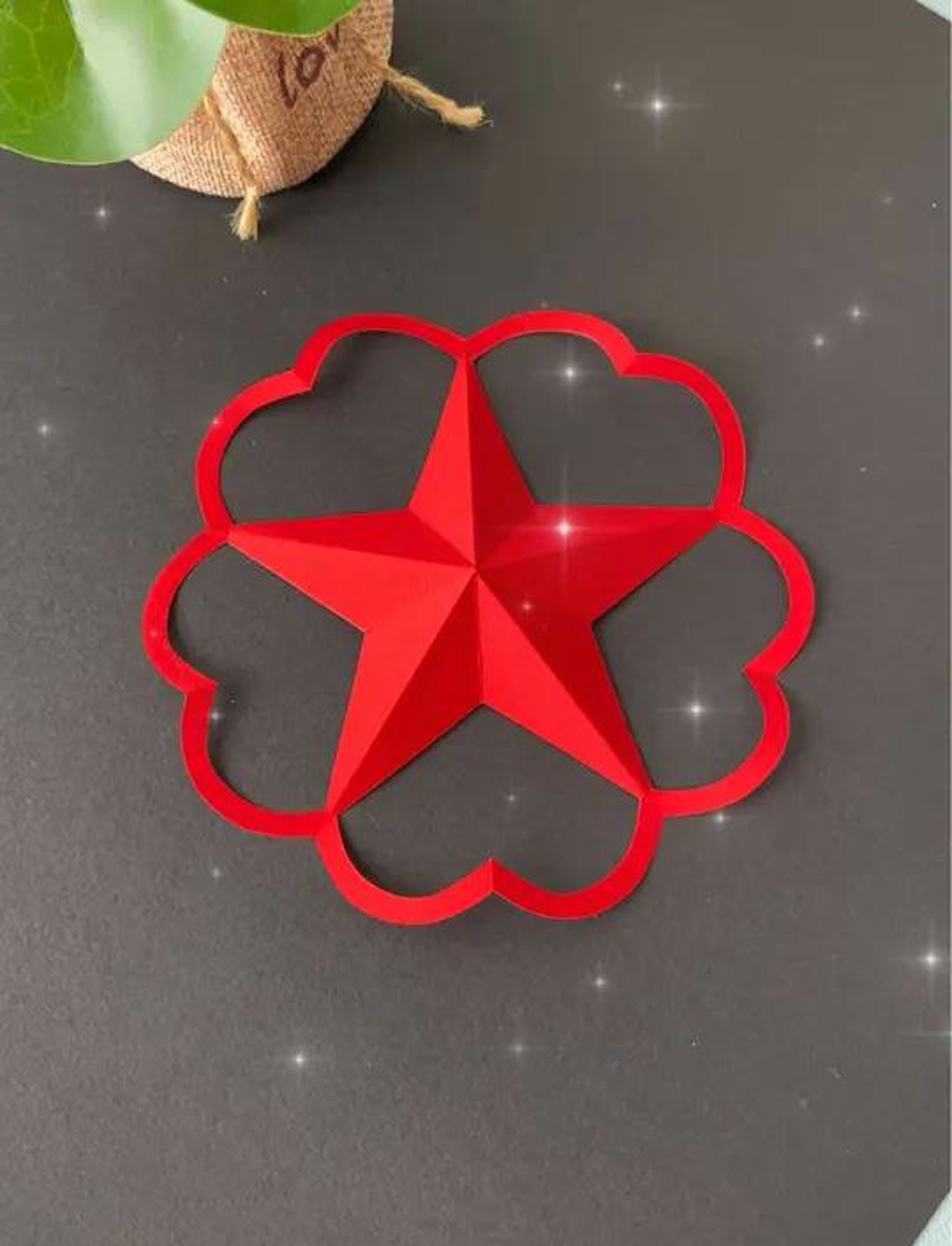 怎么样剪五角星形状