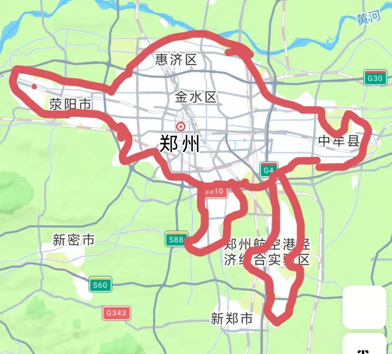 新密属于郑州哪里
