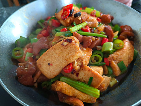 干锅千叶豆腐做法教程