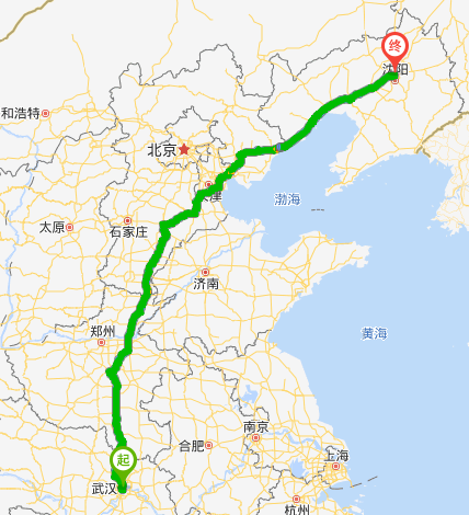 北京到广东距离多少公里