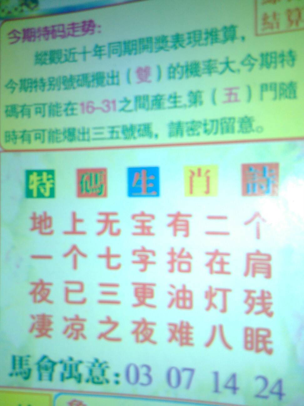 吹毛求疵打一字